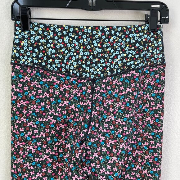 Nike Dri-Fit Womens Medium Floral Mix Print Leggings 7/8 Length Tights - Picture 8 of 9